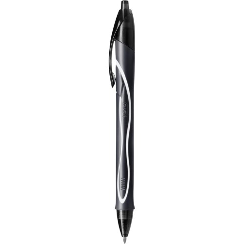 Le Penne Gel BIC Gelocity Intensity, a scatto sono perfette per una scrittura fluida e senza sbavature. Colore nero