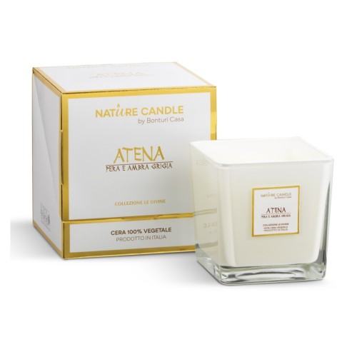 Nature Candle Le Divine di Bonturi Casa: Candele Profumate Naturali da 330gr in Bicchieri di Vetro