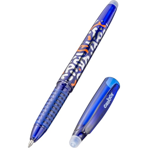 Penna cancellabile e ricaricabile Carioca Oops Pop con doppio gommino con inchiostro blu