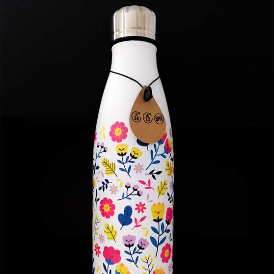 iDrink Bottles: bottigle termiche in acciaio con decorazioni e disegni