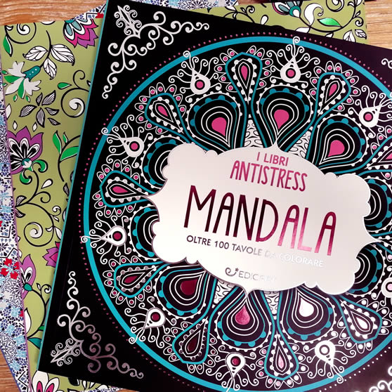 Libri antistress per gli adulti Edicart: mandala e splendide illustrazioni da colorare